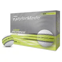 TaylorMade Tour Response Neon Stripe golf balls (12 balls), yellow