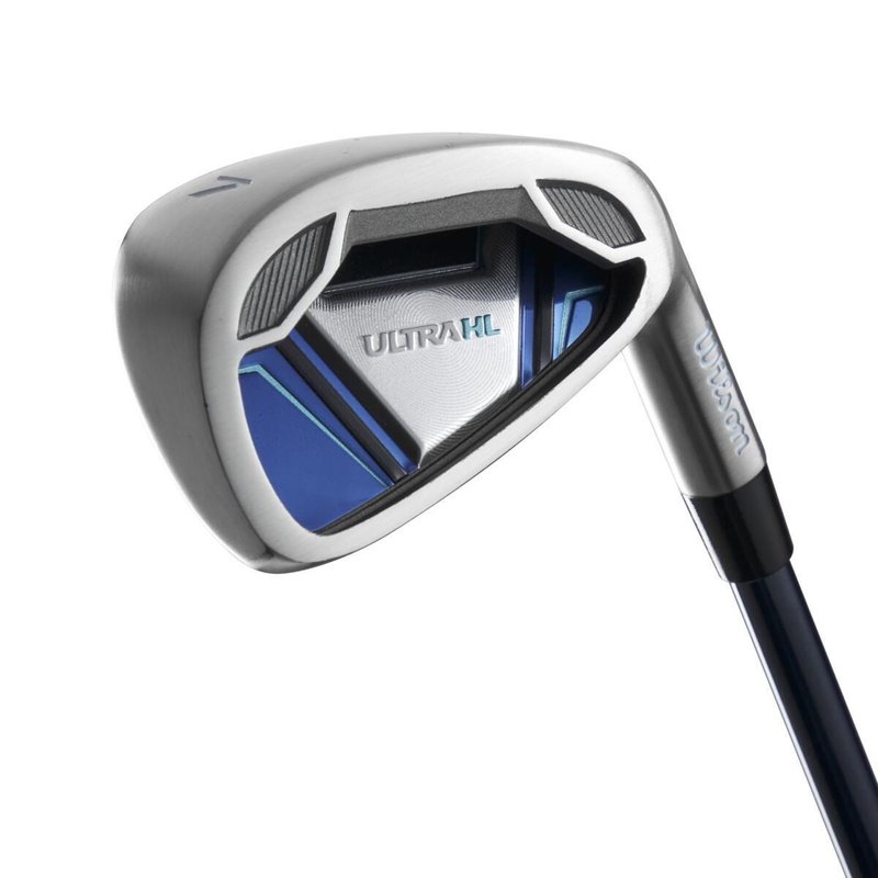 Wilson Ultra HL women's golf set, graphite, + cart bag, navy