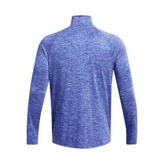 Under Armour Tech 2.0 1/2 Zip men's long sleeve shirt, royal white