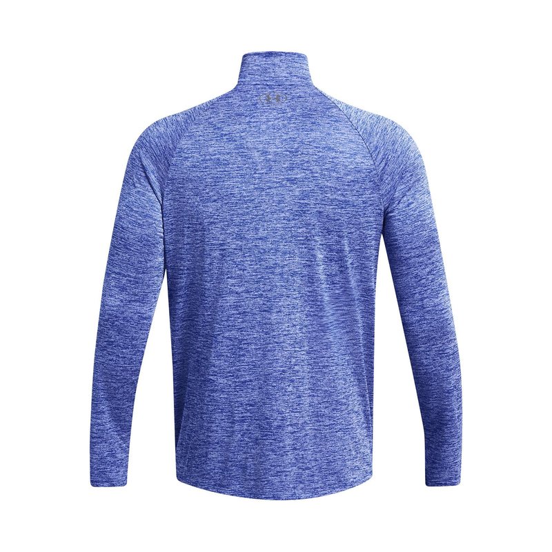 Under Armour Tech 2.0 1/2 Zip men's long sleeve shirt, royal white