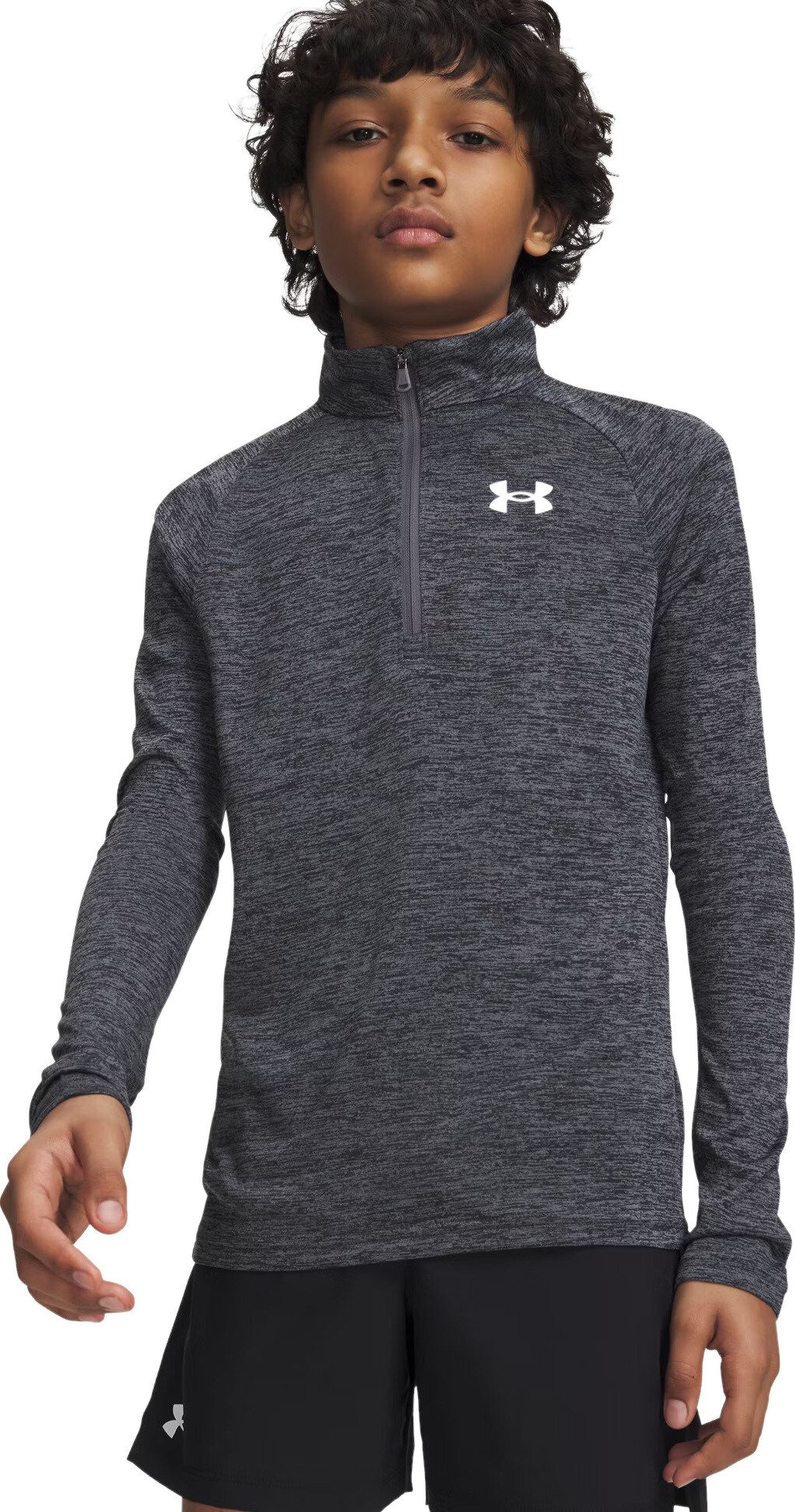 Under Armour Tech 2.0 1/2 Zip junior light sweatshirt, grey