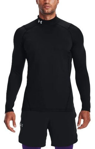Under Armour CG Armour Fitted Mock men's T-shirt, black