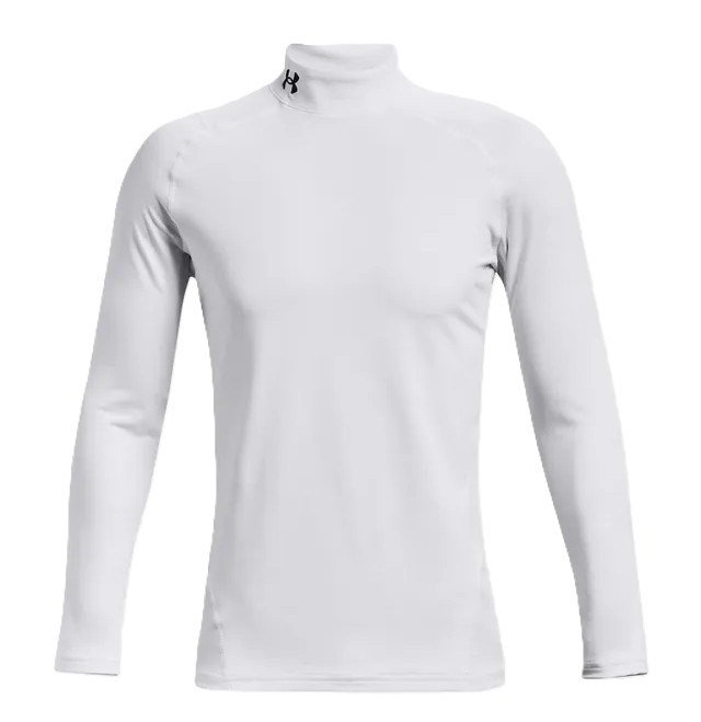 Under Armour CG Armour Fitted Mock men's T-shirt, white