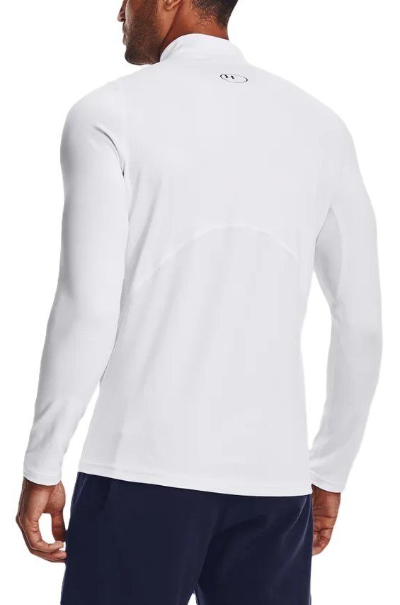 Under Armour CG Armour Fitted Mock men's T-shirt, white