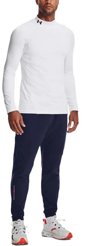 Under Armour CG Armour Fitted Mock men's T-shirt, white