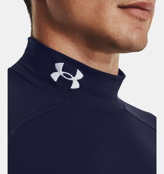 Under Armour ColdGear® Compression Mock men's top, blue