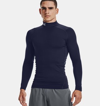 Under Armour ColdGear® Compression Mock men's top, blue