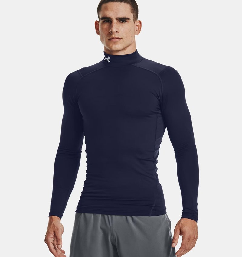 Under Armour ColdGear® Compression Mock men's top, blue