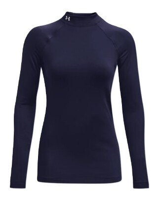 Under Armour Authentics Mockneck women's baselayer, blue