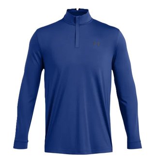Under Armour Playoff 1/4 Zip men's sweatshirt, tech blue/black