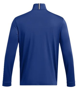 Under Armour Playoff 1/4 Zip men's sweatshirt, tech blue/black