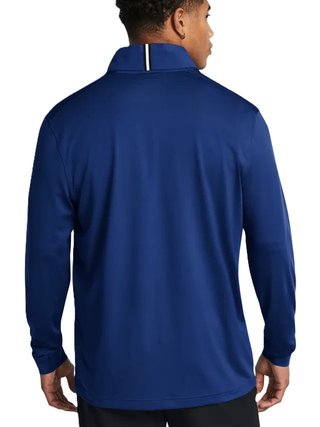 Under Armour Playoff 1/4 Zip men's sweatshirt, tech blue/black