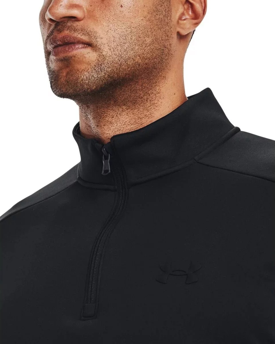 Under Armour Fleece 1/4 Zip men's sweatshirt, black
