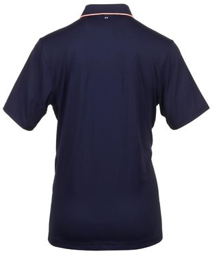 Under Armour Iso-Chill men's polo, midnight navy/flare orange
