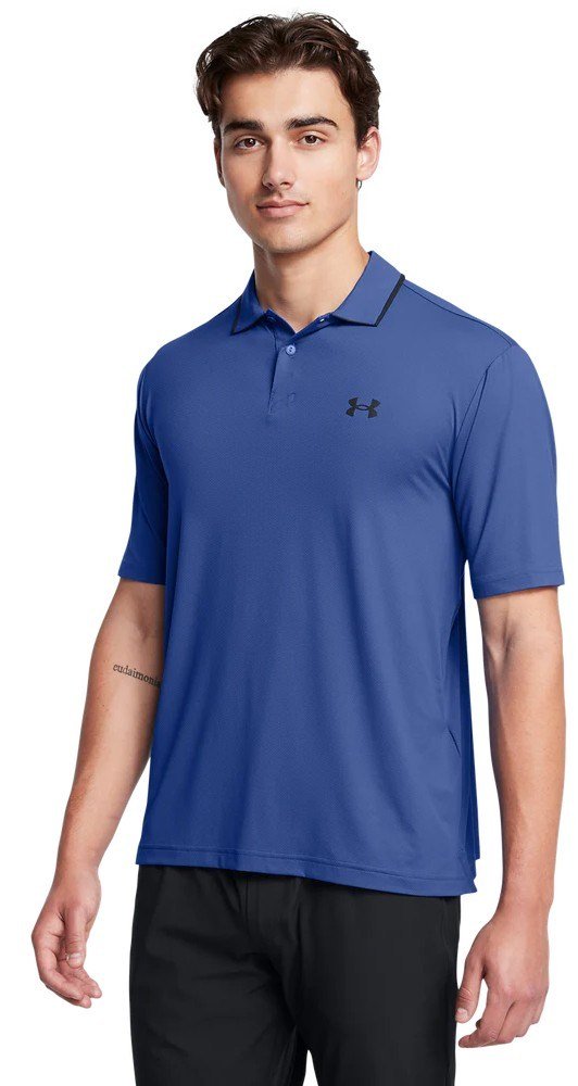 Under Armour Iso-Chill Polo men's polo, tech blue/black