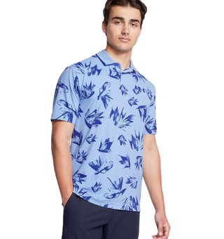 Under Armour Iso-Chill Edge men's polo, horizon blue/tech blue