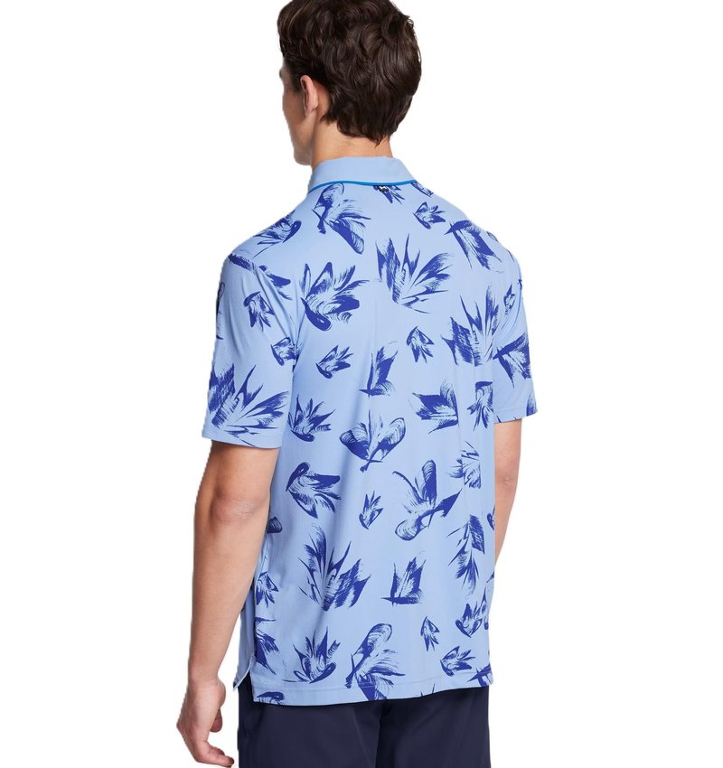 Under Armour Iso-Chill Edge men's polo, horizon blue/tech blue
