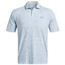 Under Armour Iso-Chill Verge men's polo, white/retro blue