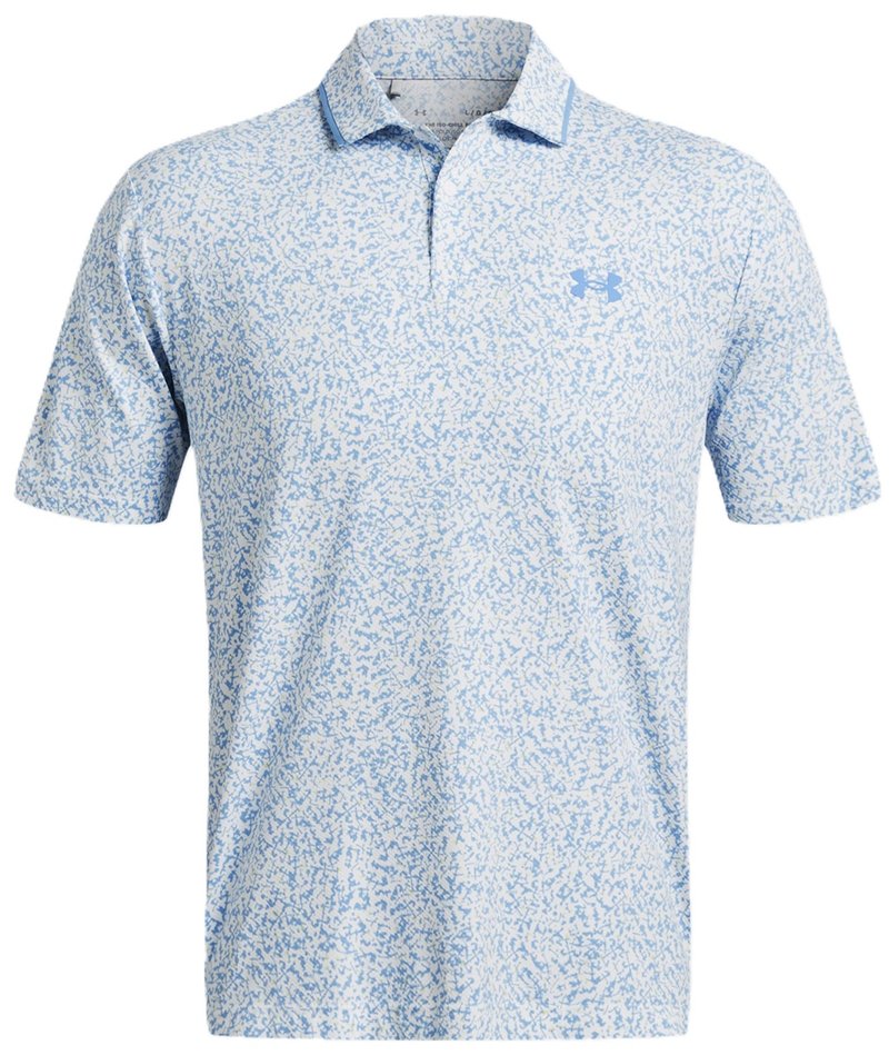 Under Armour Iso-Chill Verge men's polo, white/retro blue
