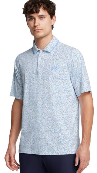 Under Armour Iso-Chill Verge men's polo, white/retro blue
