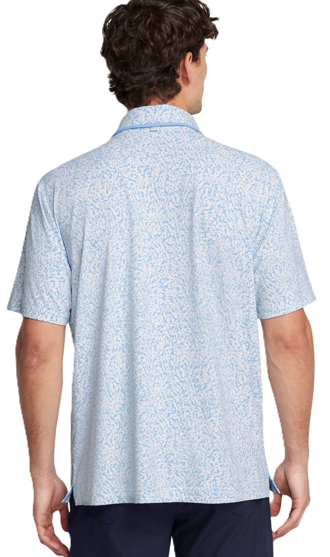 Under Armour Iso-Chill Verge men's polo, white/retro blue