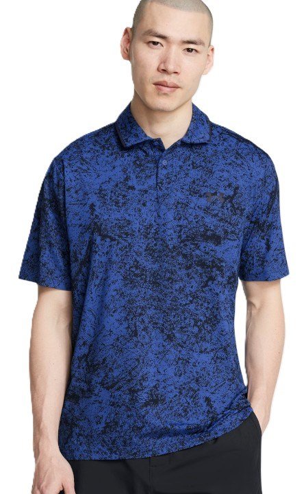 Under Armour Iso-Chill Verge men's polo, tech blue/midnight navy