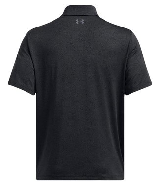 Under Armour Playoff 3.0 Printed men's polo, black/anthracite/castlerock