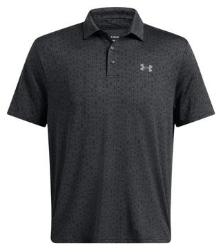 Under Armour Playoff 3.0 Printed men's polo, anthracite/black/castlerock