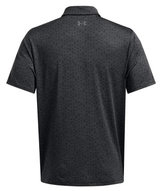 Under Armour Playoff 3.0 Printed men's polo, anthracite/black/castlerock