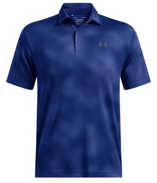 Under Armour Playoff 3.0 Printed men's polo, blue black