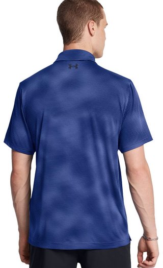 Under Armour Playoff 3.0 Printed men's polo, blue black