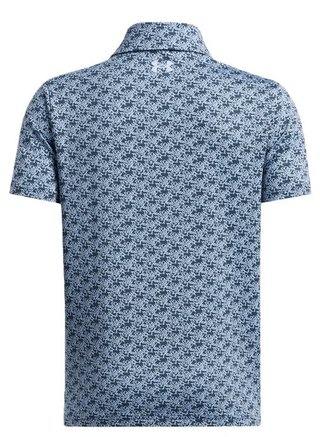 Under Armour Playoff Printed junior polo, light blue
