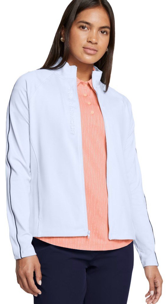 Under Armour Storm ladies midlayer full zip, nimbus blue/midnight navy