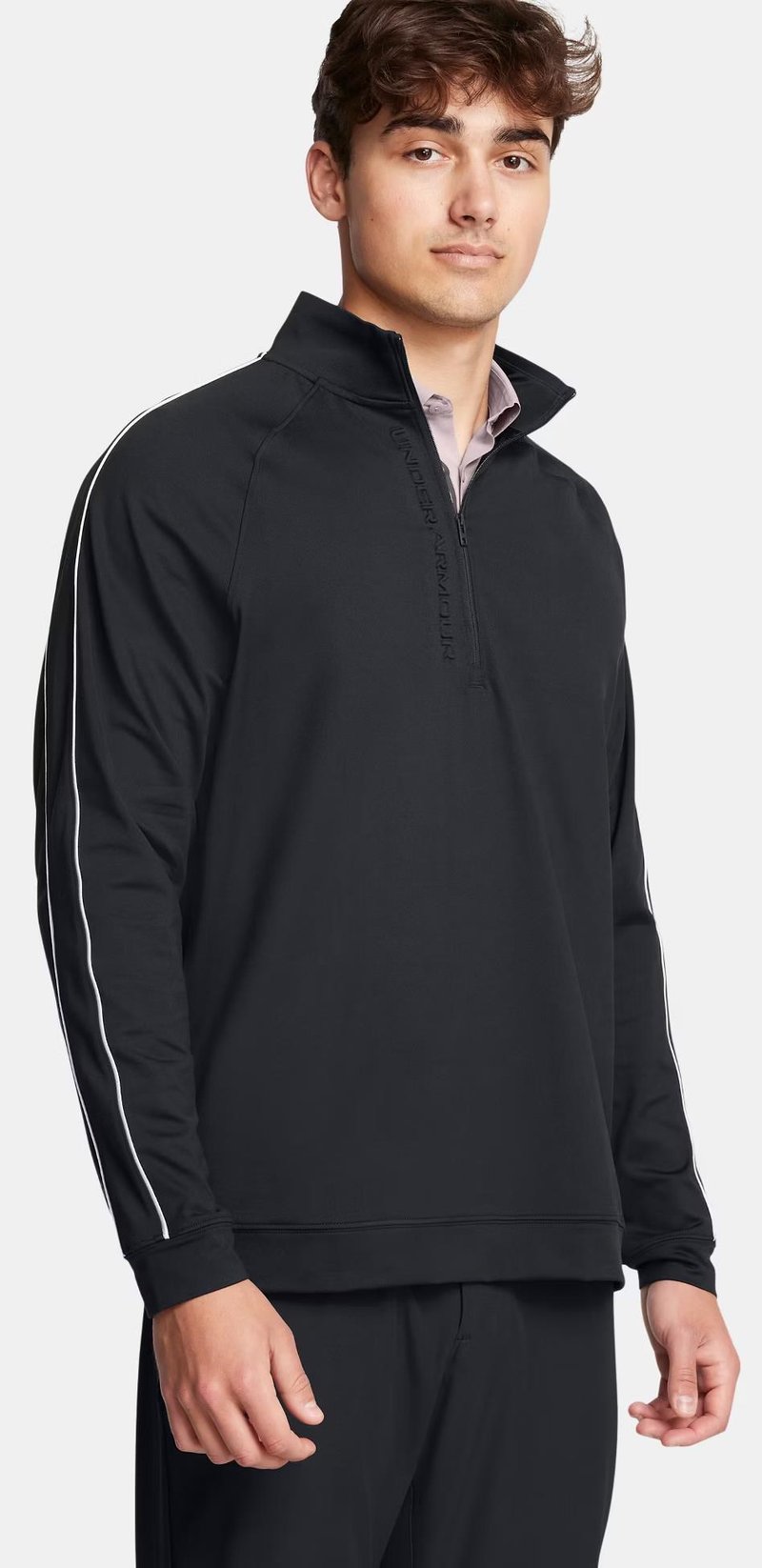 Under Armour Storm Midlayer 1/2 Zip men's sweatshirt, black/white