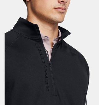 Under Armour Storm Midlayer 1/2 Zip men's sweatshirt, black/white