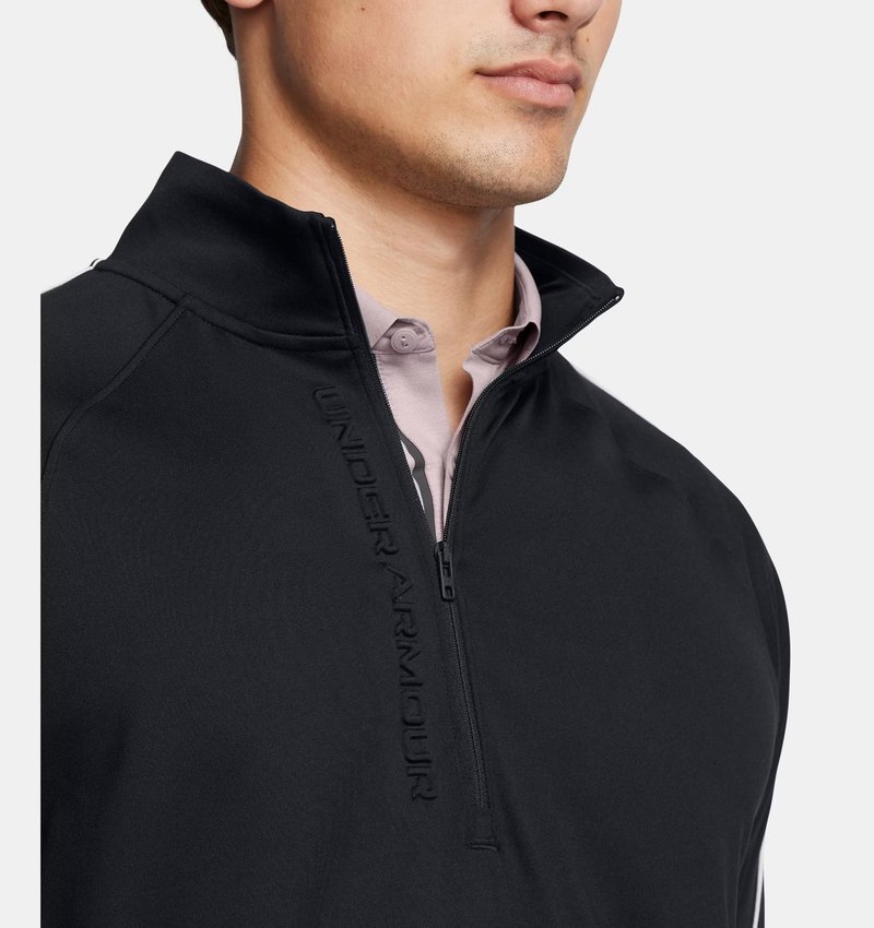 Under Armour Storm Midlayer 1/2 Zip men's sweatshirt, black/white