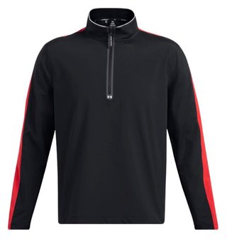 Under Armour Storm Windstrike 1/2-Zip men's jacket, black/red