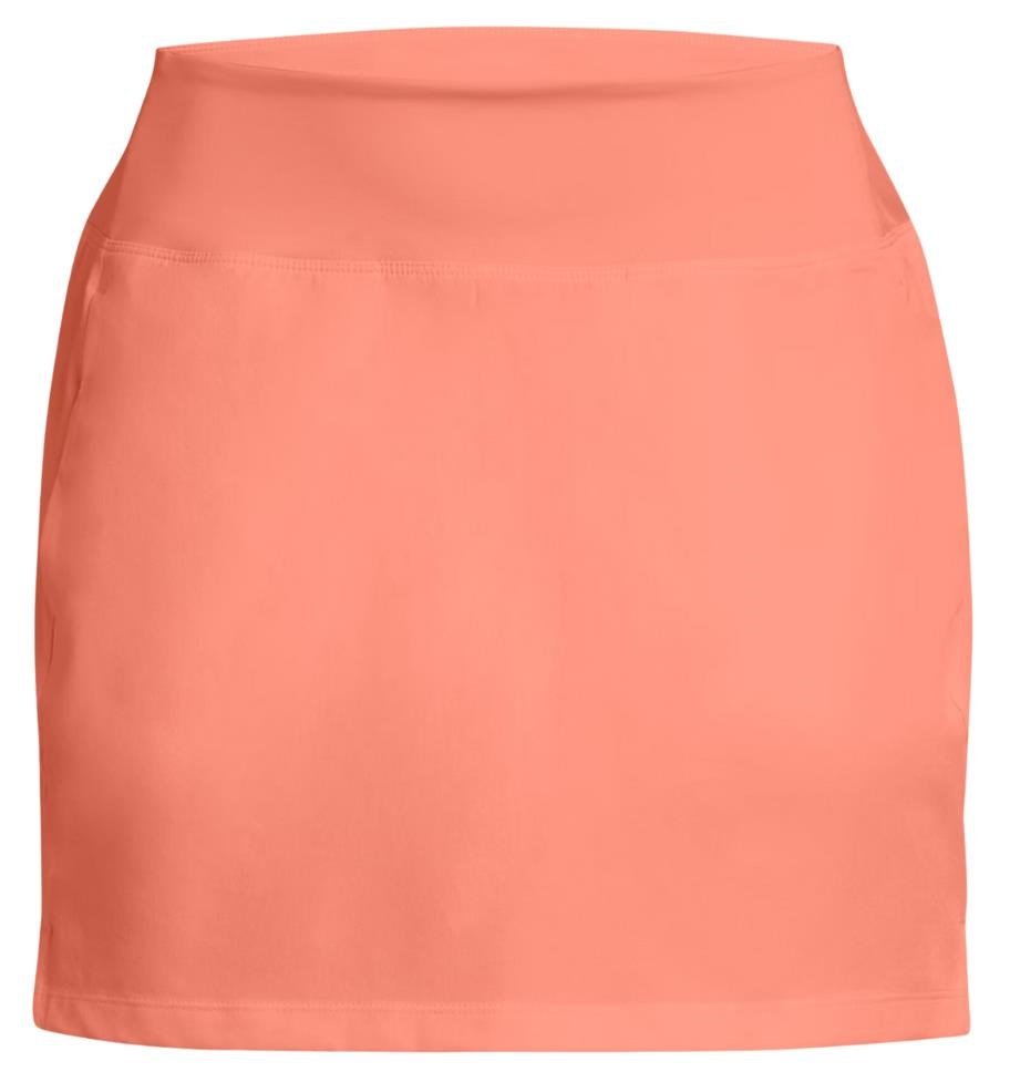 Under Armour Empower women's skort, flare orange/halo gray