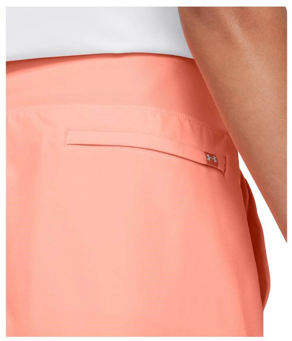 Under Armour Empower women's skort, flare orange/halo gray