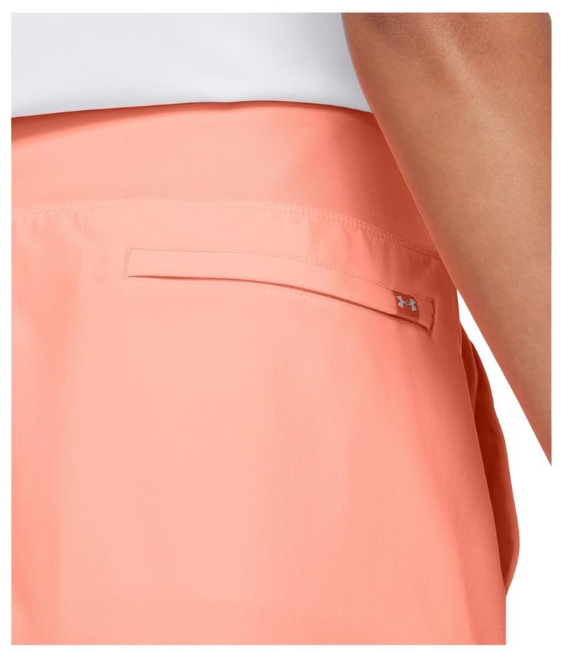 Under Armour Empower women's skort, flare orange/halo gray