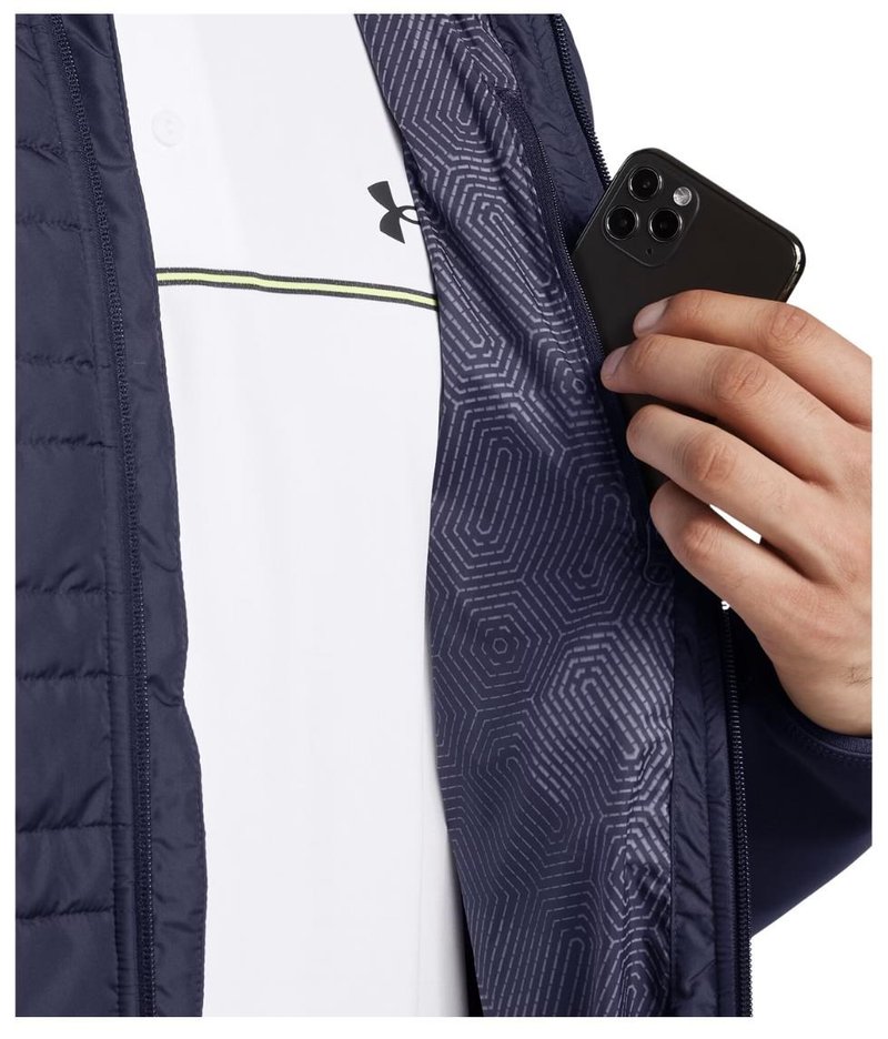 Under Armour Drive Pro Insulated men's jacket, midnight navy/metallic silver