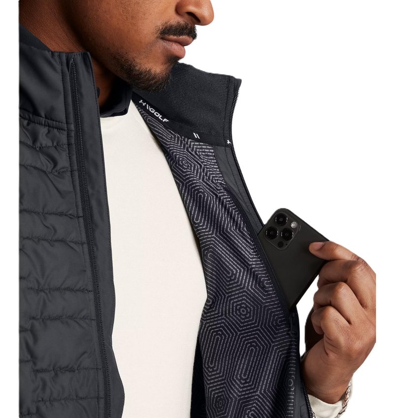 Under Armour Drive Pro Insulated men's vest, black/metallic silver