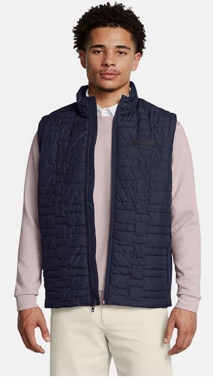Under Armour Drive Pro Insulated men's vest, midnight navy/metallic silver