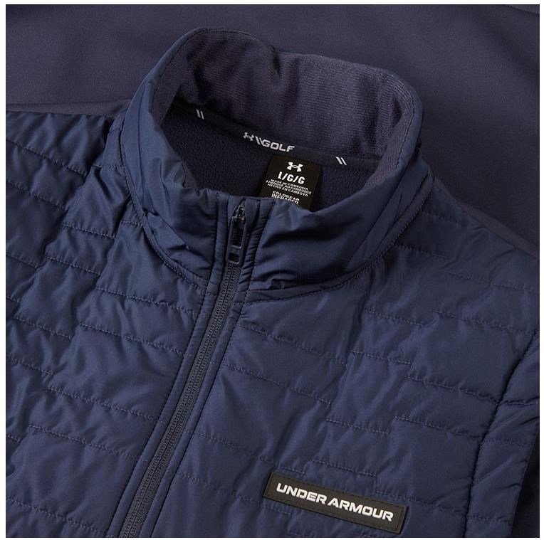 Under Armour Drive Pro Insulated men's vest, midnight navy/metallic silver
