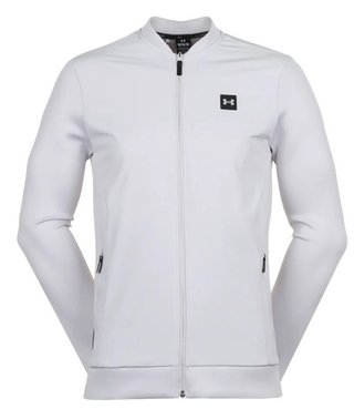Under Armour Drive Pro Storm men's hybrid jacket, gray matter/metallic silver