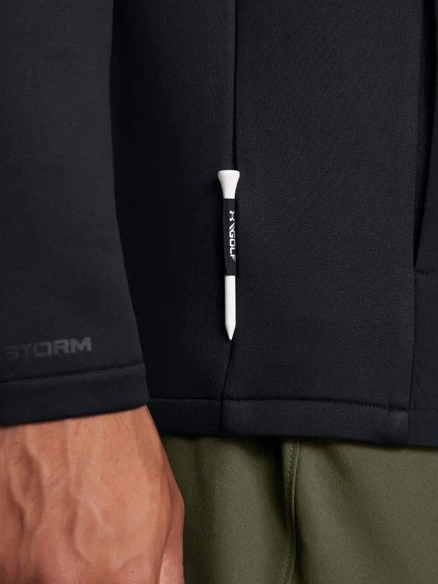 Under Armour Drive Pro Storm Hybrid 1/2-Zip men's sweatshirt, black