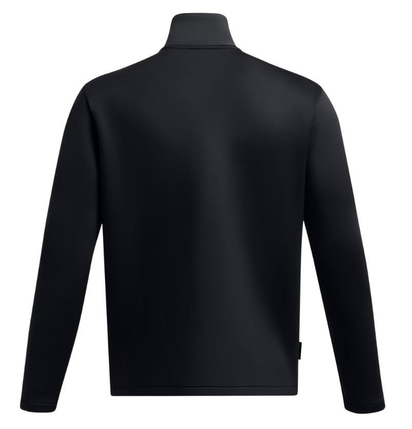 Under Armour Drive Pro Storm Hybrid 1/2-Zip men's sweatshirt, anthracite/black/metallic silver