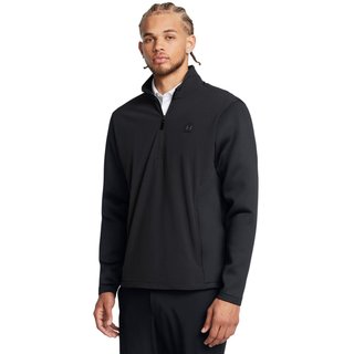 Under Armour Drive Pro Storm Hybrid 1/2-Zip men's sweatshirt, anthracite/black/metallic silver