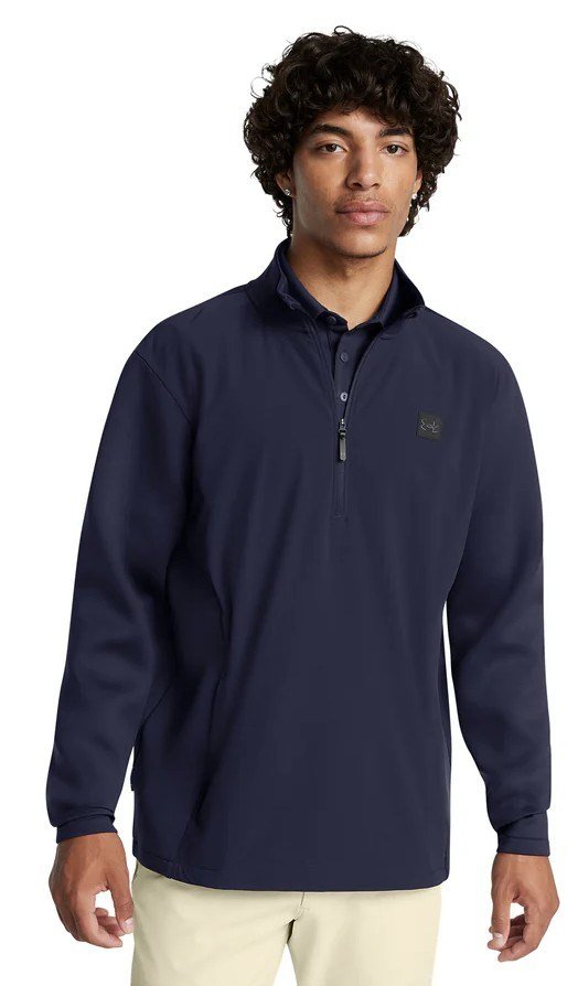 Under Armour Drive Pro Storm Hybrid 1/2-Zip men's sweatshirt, midnight navy