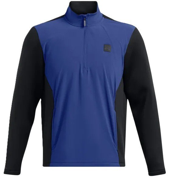 Under Armour Drive Pro Storm Hybrid 1/2-Zip men's sweatshirt, blue